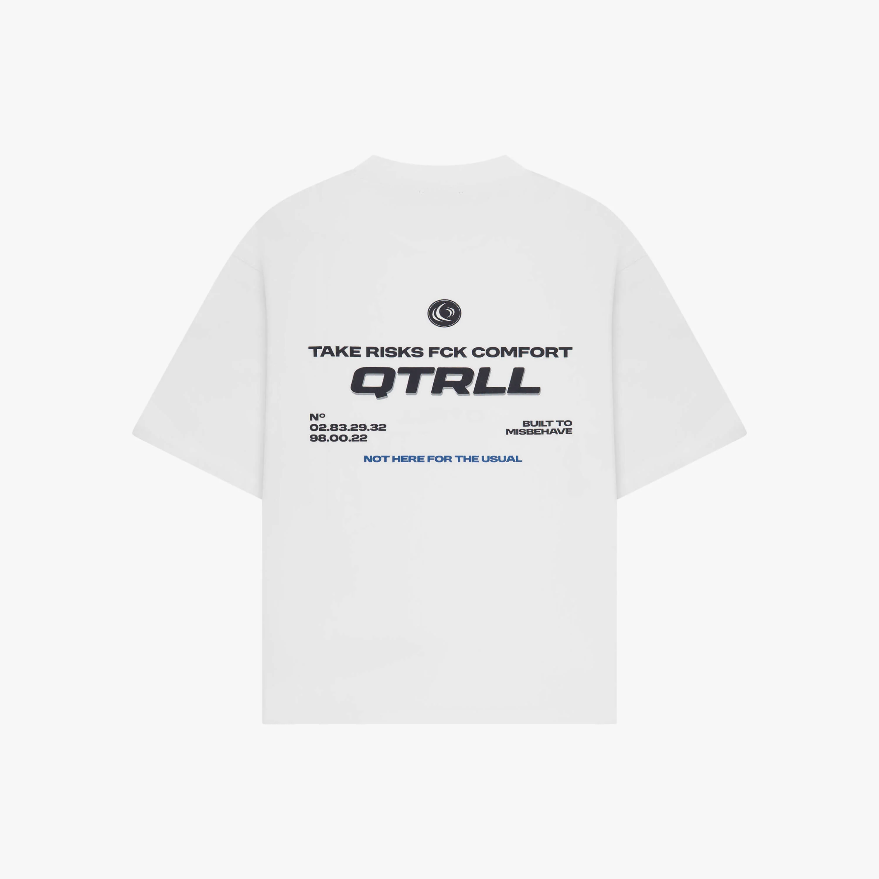 RISK TEE | WHITE/NAVY - Image 7