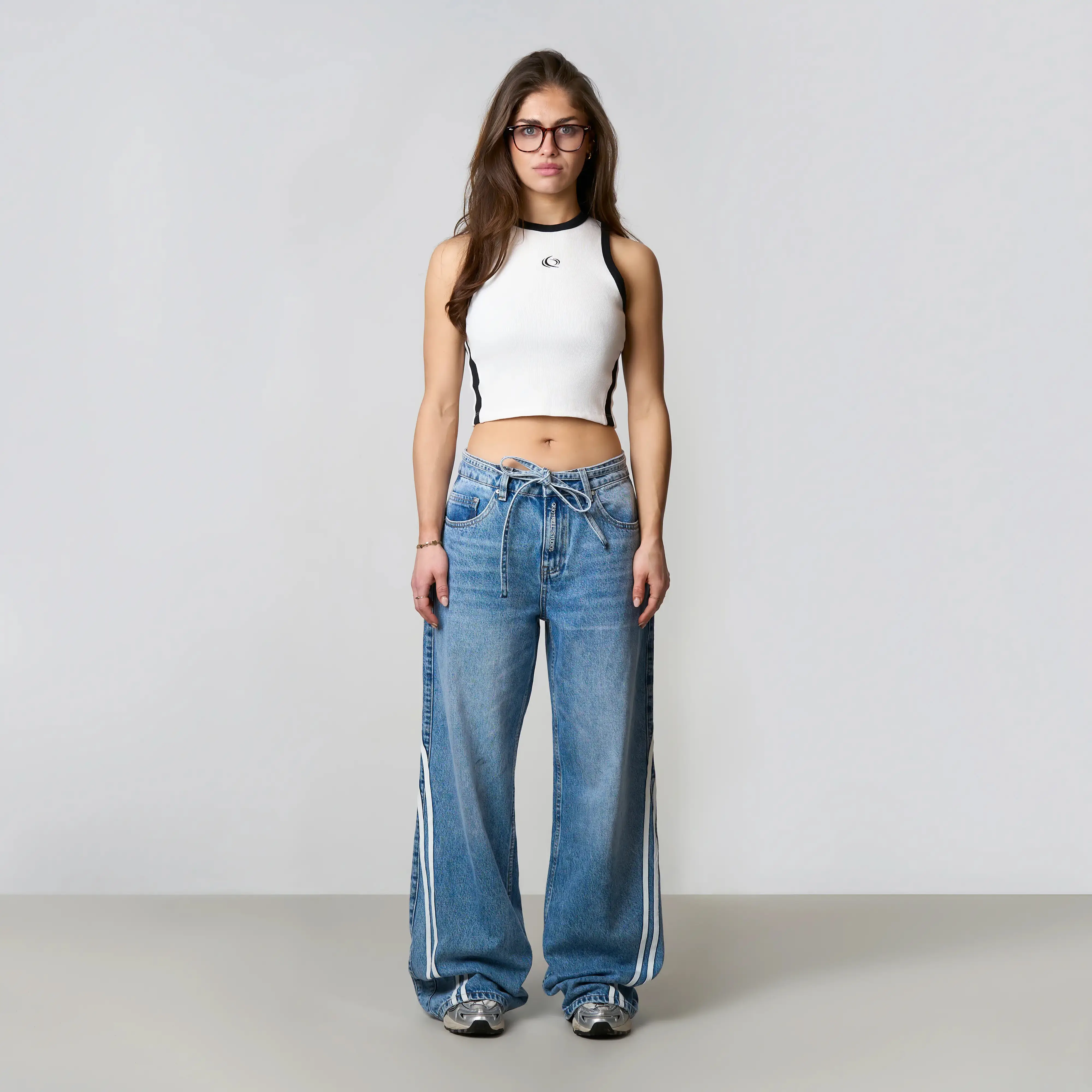 SKYE TOP | WHITE/BLACK - Image 6