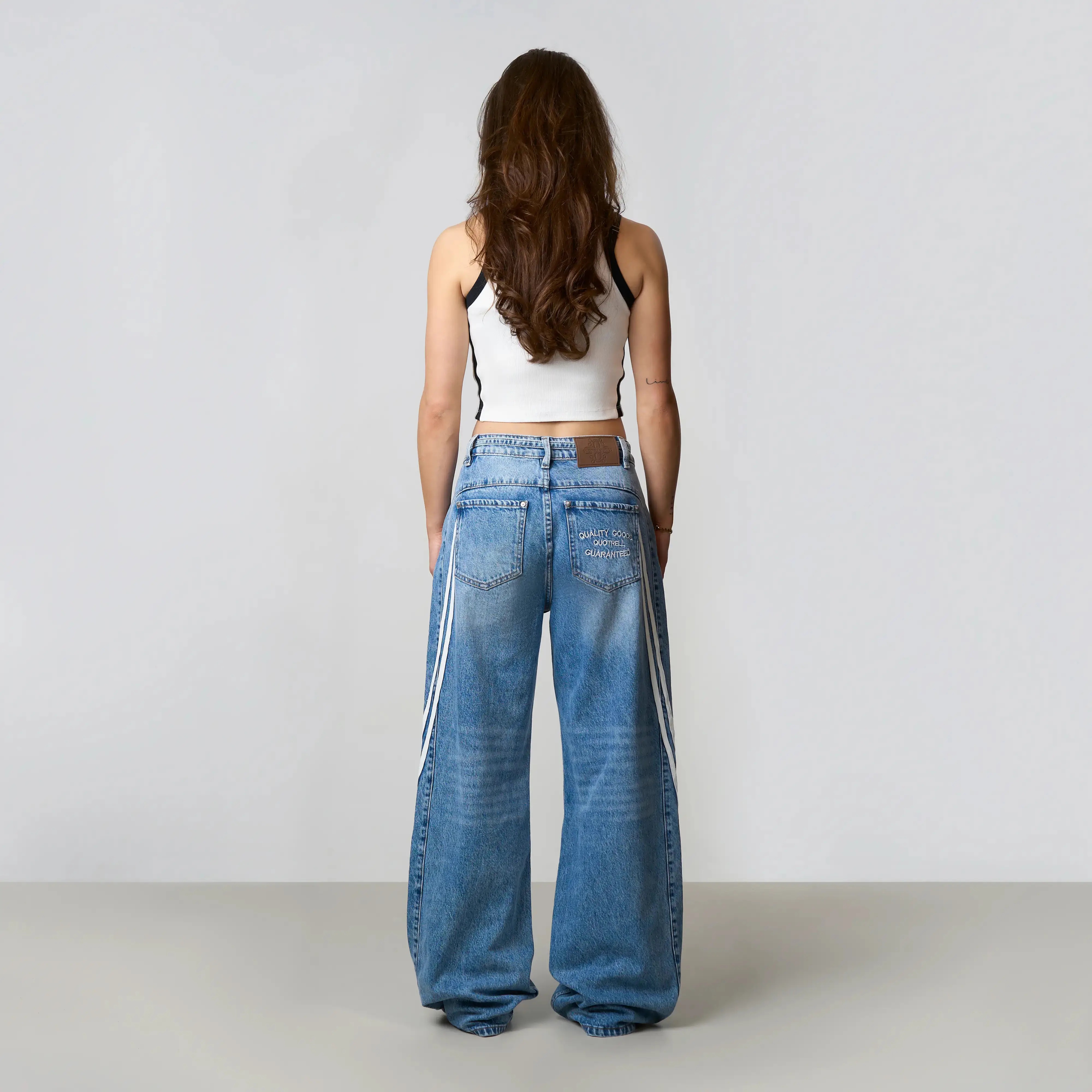 SKYE TOP | WHITE/BLACK - Image 7